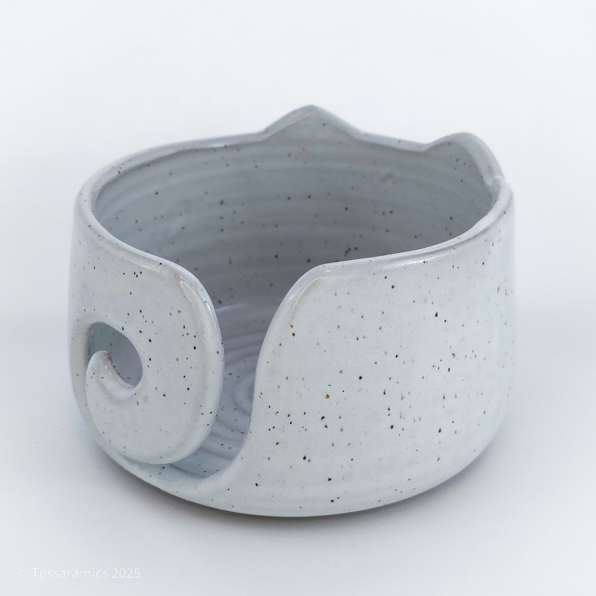 Large Cat Yarn Bowl with Gold*