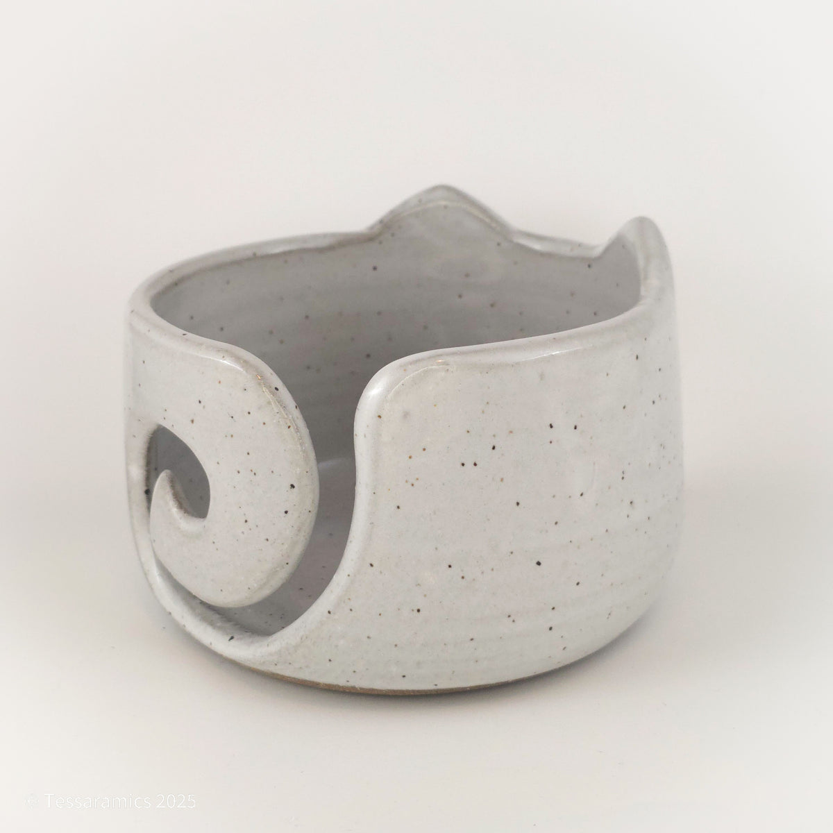 Cat Yarn Bowl with Gold*