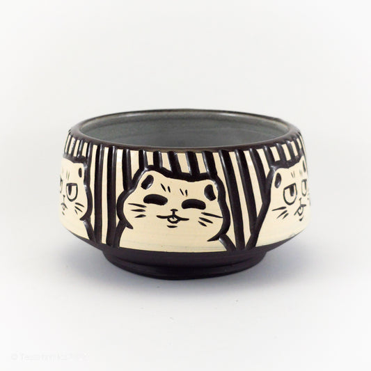 Medium Bowl With Cats