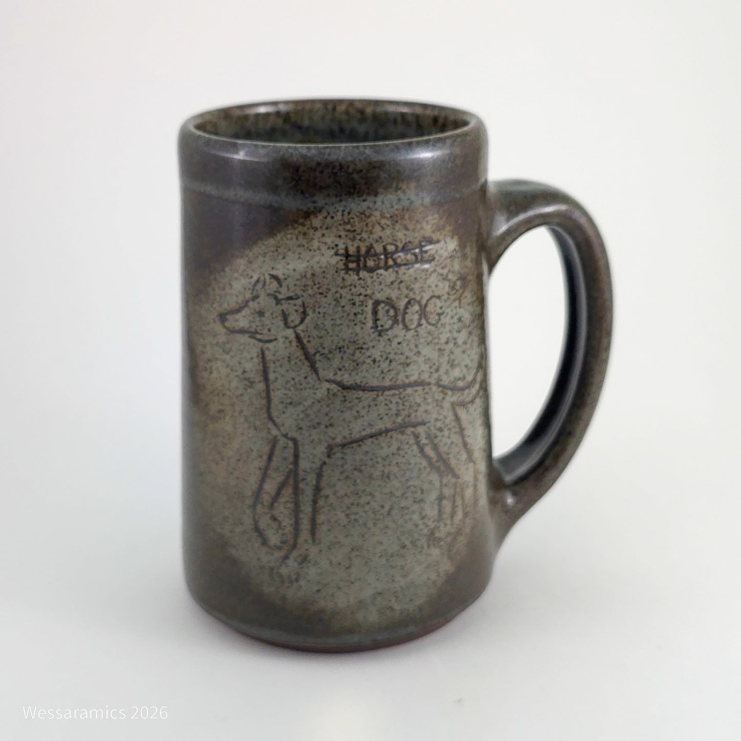 Tall Dog Mug
