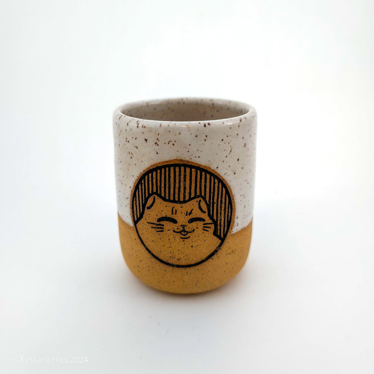 Happy and Angry Tiny Cat Tumbler
