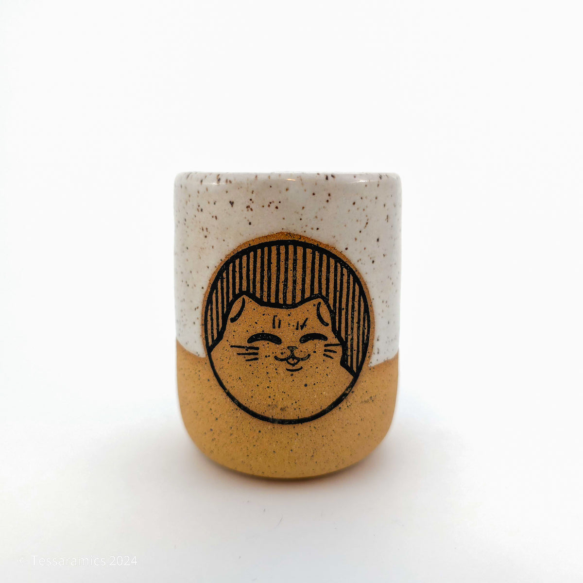 Happy and Angry Tiny Cat Tumbler