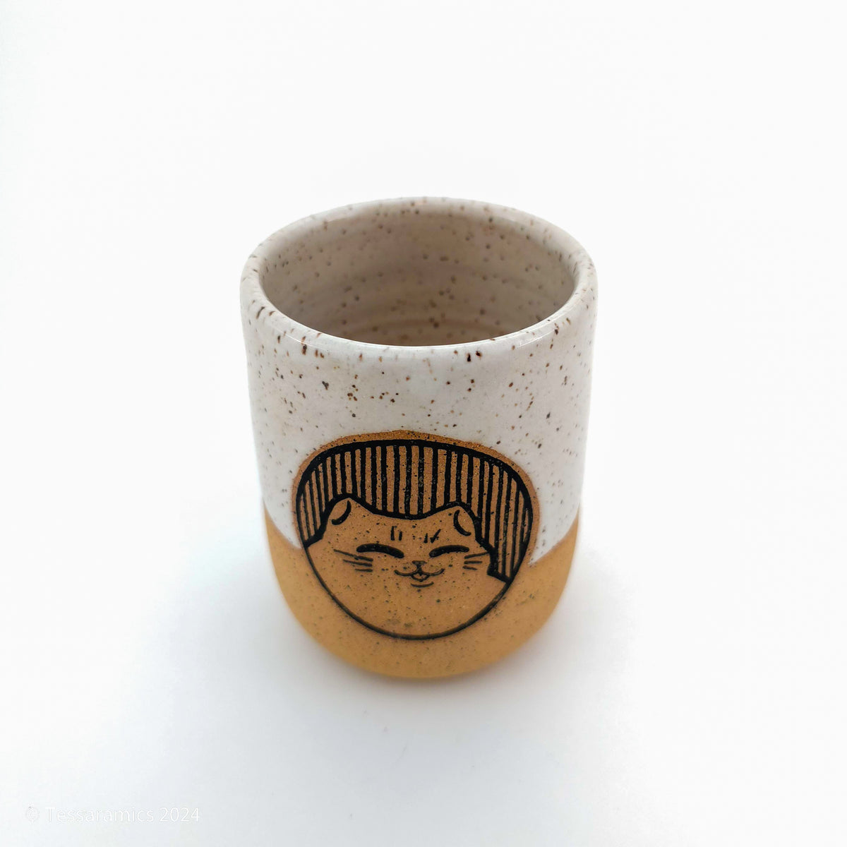 Happy and Angry Tiny Cat Tumbler