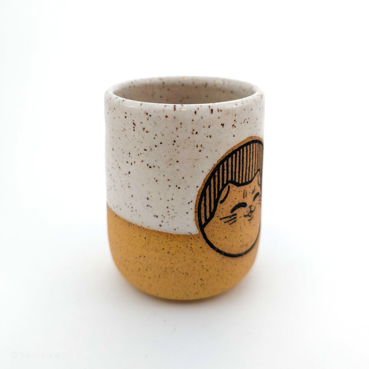 Happy and Angry Tiny Cat Tumbler