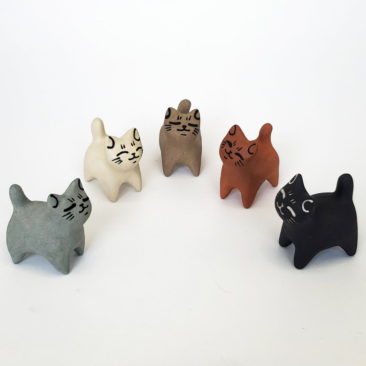 Set of 5 Tiny Cats