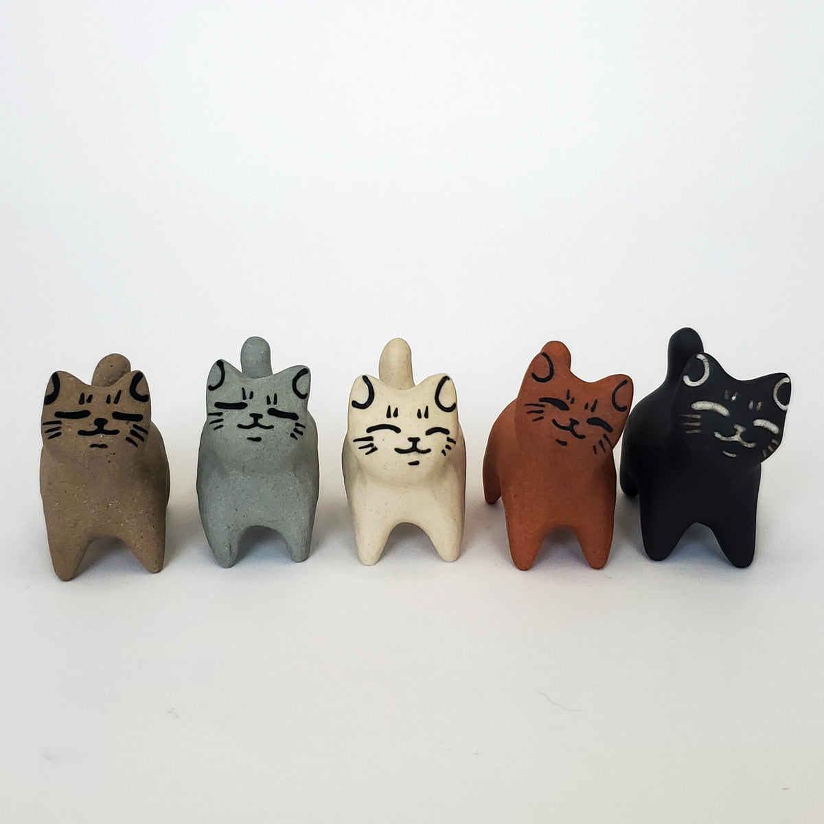 Set of 5 Tiny Cats